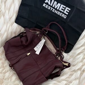 Aimee Kestenberg Deep Burgundy Tote